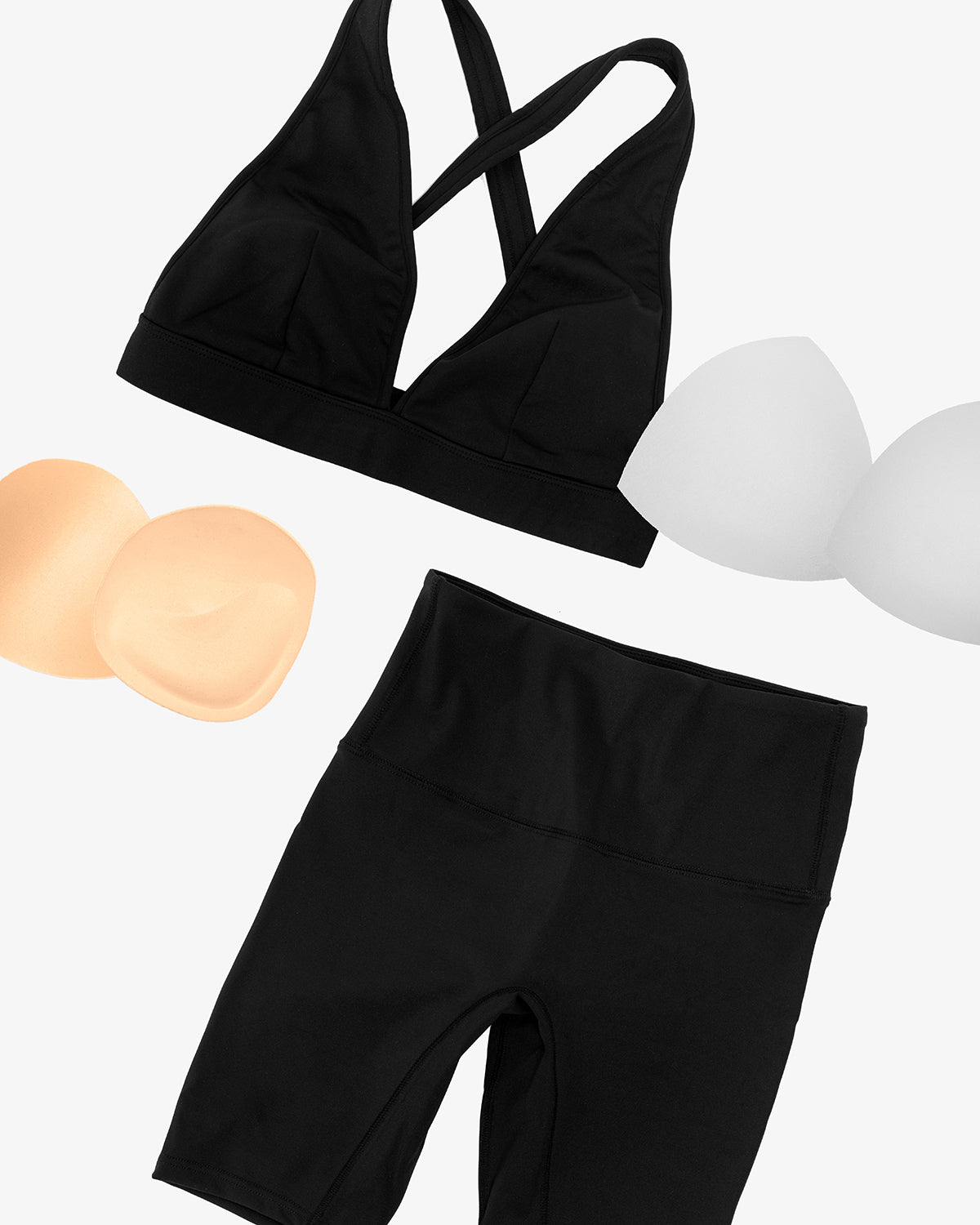 black lounge set with removable padding